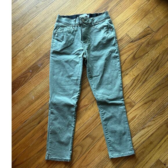 Wit & Wisdom Green Straight Jeans size 2P - Picture 1 of 5